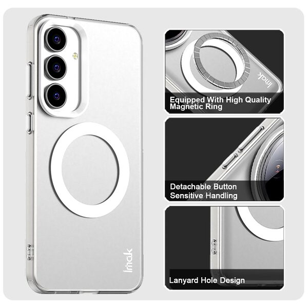 Θήκη Samsung Galaxy S25 5G - IMAK - Σκληρή Θήκη PC+TPU - λευκό - MagSafe - Εικόνα 4