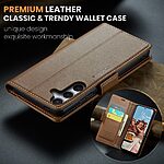 Θήκη Samsung Galaxy S25 FE 5G - CASEME 023 - Flip Πορτοφόλι από Συνθετικό Δέρμα (PU) με TPU - Καφέ - RFID/Wallet/Stand - Εικόνα 7