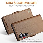 Θήκη Samsung Galaxy S25 FE 5G - CASEME 023 - Flip Πορτοφόλι από Συνθετικό Δέρμα (PU) με TPU - Καφέ - RFID/Wallet/Stand - Εικόνα 8