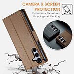 Θήκη Samsung Galaxy S25 FE 5G - CASEME 023 - Flip Πορτοφόλι από Συνθετικό Δέρμα (PU) με TPU - Καφέ - RFID/Wallet/Stand - Εικόνα 9