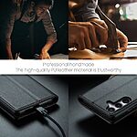 Θήκη Samsung Galaxy S25 FE 5G - CASEME 023 - Flip Πορτοφόλι από Συνθετικό Δέρμα (PU) - Μαύρο - RFID/Wallet/Stand - Εικόνα 4