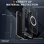 Θήκη Samsung Galaxy S25 FE 5G - OEM - Full Body PC+Tempered Glass - Μαύρο - MagSafe - Εικόνα 7