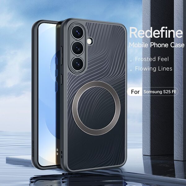 Θήκη Samsung Galaxy S25 FE 5G - DUX DUCIS Aimo Series - Σκληρή Θήκη PC+TPU - Μαύρο - MagSafe - Εικόνα 3