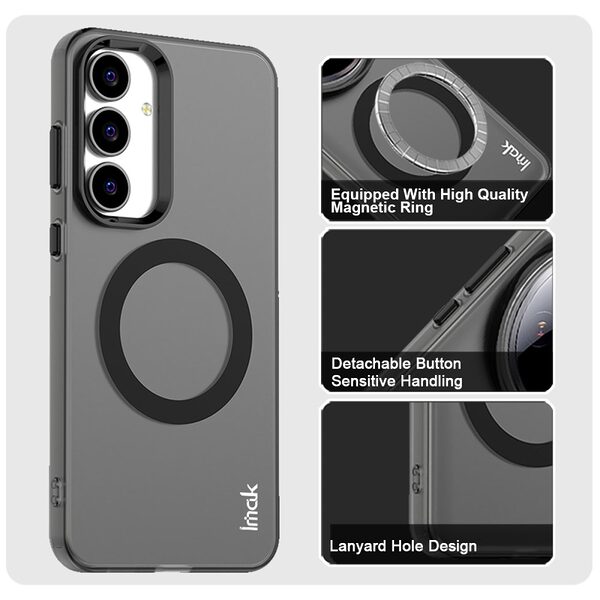 Θήκη Samsung Galaxy S25 FE 5G - IMAK - Σκληρή Θήκη PC+TPU - Μαύρο - MagSafe - Εικόνα 4