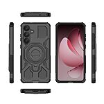 Θήκη Samsung Galaxy S25 FE 5G - WANLONFENG KJ Series - Σκληρή Θήκη PC+TPU - Μαύρο - Stand - Εικόνα 2