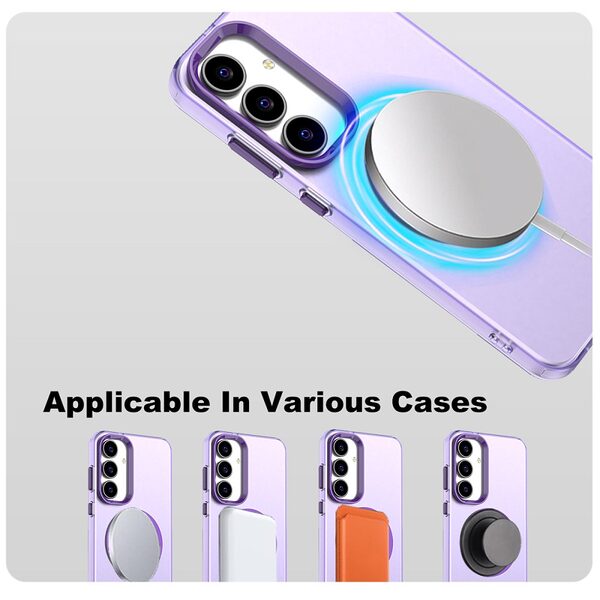 Θήκη Samsung Galaxy S25 FE 5G - IMAK - Σκληρή Θήκη PET+TPU - Μωβ - MagSafe - Εικόνα 5