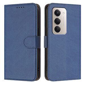 Θήκη Xiaomi Redmi 15 4G (171mm) / 5G (171mm) - OEM - Flip Πορτοφόλι από Συνθετικό Δέρμα (PU) - Μπλε - Wallet/Stand