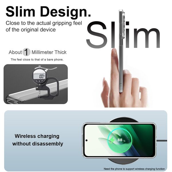 Θήκη Xiaomi Redmi 15 4G (171mm) / 5G (171mm) - IMAK UX-5 Series - Πλάτη TPU - Διάφανο - Εικόνα 6