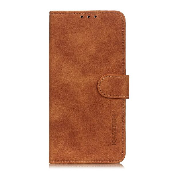 Θήκη Xiaomi Redmi 15 4G (171mm) / Poco C85 4G (173mm) - KHAZNEH - Flip Πορτοφόλι από Συνθετικό Δέρμα (PU) - Καφέ - Wallet/Stand - Εικόνα 5