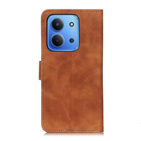 Θήκη Xiaomi Redmi 15 4G (171mm) / Poco C85 4G (173mm) - KHAZNEH - Flip Πορτοφόλι από Συνθετικό Δέρμα (PU) - Καφέ - Wallet/Stand - Εικόνα 6