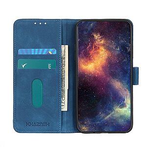 Θήκη Xiaomi Redmi 15 4G (171mm) / Poco C85 4G (173mm) - KHAZNEH - Flip Πορτοφόλι από Συνθετικό Δέρμα (PU) με TPU - Μπλε - Wallet/Stand - Εικόνα 2