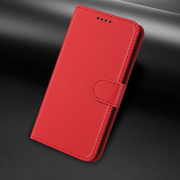 Θήκη Xiaomi Redmi 15 5G (171mm) / 4G (171mm) - OEM - Flip Πορτοφόλι από Συνθετικό Δέρμα (PU) με TPU - Κόκκινο - Stand - Εικόνα 7