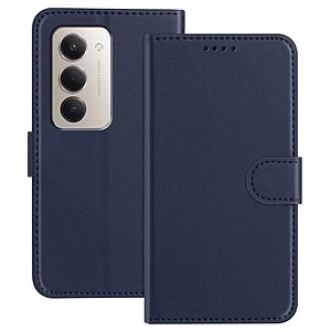 Θήκη Xiaomi Redmi 15 5G (171mm) / 4G (171mm) - OEM - Flip Πορτοφόλι από Συνθετικό Δέρμα (PU) - Μπλε - Stand