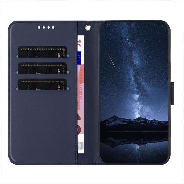 Θήκη Xiaomi Redmi 15 5G (171mm) / 4G (171mm) - OEM - Flip Πορτοφόλι από Συνθετικό Δέρμα (PU) - Μπλε - Stand - Εικόνα 6