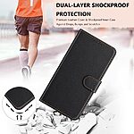 Θήκη Xiaomi Redmi 15 5G (171mm) / 4G (171mm) - OEM - Flip Πορτοφόλι από Συνθετικό Δέρμα (PU) με TPU - Μαύρο - Stand - Εικόνα 3