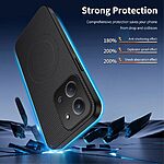 Θήκη Xiaomi Redmi 15C 4G (173mm) - WANLONFENG TQ Series - Σκληρή Θήκη PC+TPU - Μπλε - MagSafe - Εικόνα 2