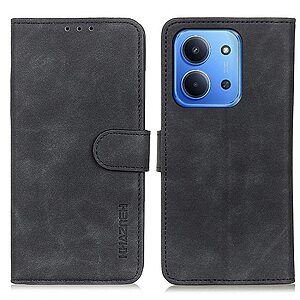Θήκη Xiaomi Redmi 15C 4G (173mm) / Poco C85 4G (173mm) - KHAZNEH - Flip Πορτοφόλι από Συνθετικό Δέρμα (PU) με TPU - Μαύρο - Wallet/Stand