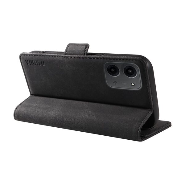 Θήκη Xiaomi Redmi 15C 4G (173mm) / Poco C85 4G (173mm) - YIKATU YK-005 - Flip Πορτοφόλι από Συνθετικό Δέρμα (PU) με TPU - Μαύρο - Wallet/Stand - Εικόνα 2