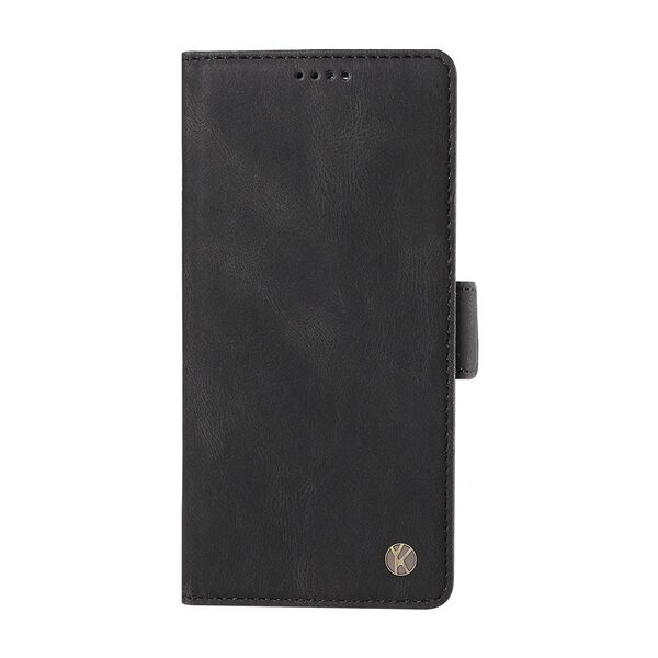 Θήκη Xiaomi Redmi 15C 4G (173mm) / Poco C85 4G (173mm) - YIKATU YK-005 - Flip Πορτοφόλι από Συνθετικό Δέρμα (PU) με TPU - Μαύρο - Wallet/Stand - Εικόνα 8