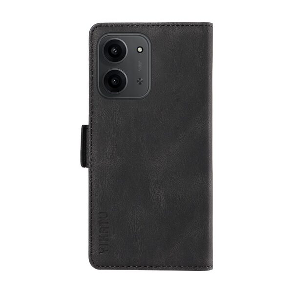 Θήκη Xiaomi Redmi 15C 4G (173mm) / Poco C85 4G (173mm) - YIKATU YK-005 - Flip Πορτοφόλι από Συνθετικό Δέρμα (PU) με TPU - Μαύρο - Wallet/Stand - Εικόνα 9