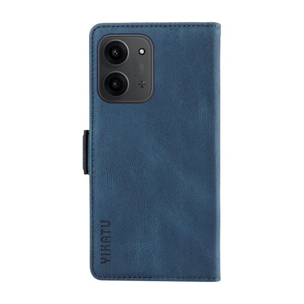 Θήκη Xiaomi Redmi 15C 4G (173mm) / Poco C85 4G (173mm) - YIKATU YK-005 - Flip Πορτοφόλι από Συνθετικό Δέρμα (PU) - Μπλε - Wallet/Stand - Εικόνα 9
