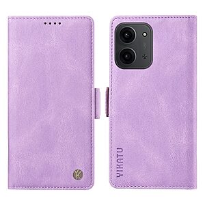 Θήκη Xiaomi Redmi 15C 4G (173mm) / Poco C85 4G (173mm) - YIKATU YK-005 - Flip Πορτοφόλι από Συνθετικό Δέρμα (PU) - Μωβ - Wallet/Stand
