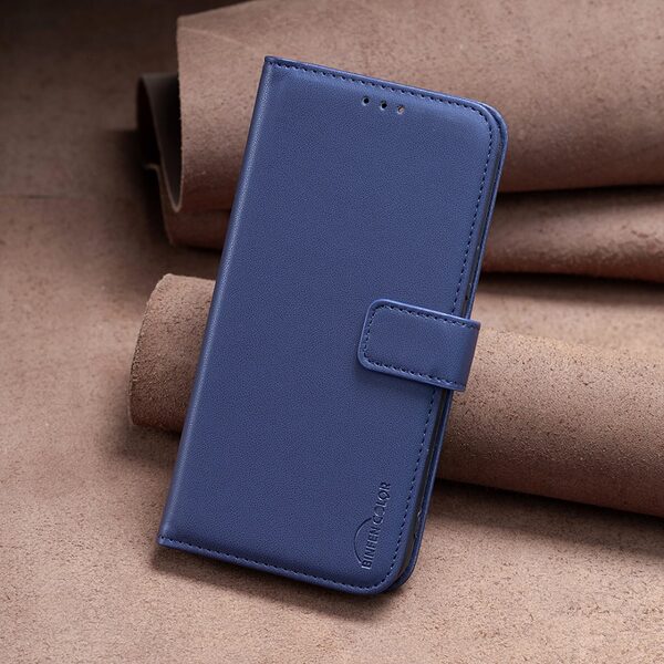 Θήκη Xiaomi Redmi 15C 5G (173mm) / 4G (173mm) - BINFEN COLOR BF17 - Flip Πορτοφόλι από Συνθετικό Δέρμα (PU) - Μπλε - Wallet/Stand - Εικόνα 9