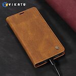 Θήκη Xiaomi Redmi 15C 5G (173mm) / 4G (173mm) - YIKATU YK-004 - Flip Πορτοφόλι από Συνθετικό Δέρμα (PU) με TPU - Καφέ - Wallet/Stand - Εικόνα 8