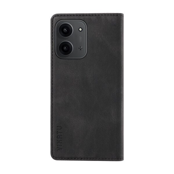 Θήκη Xiaomi Redmi 15C 5G (173mm) / 4G (173mm) - YIKATU YK-004 - Flip Πορτοφόλι από Συνθετικό Δέρμα (PU) - Μαύρο - Wallet/Stand - Εικόνα 10