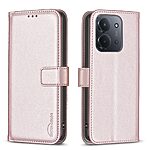 Θήκη Xiaomi Redmi 15C 5G (173mm) / 4G (173mm) - BINFEN COLOR BF17 - Flip Πορτοφόλι από Συνθετικό Δέρμα (PU) - Ροζ Χρυσό - Wallet/Stand