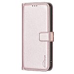 Θήκη Xiaomi Redmi 15C 5G (173mm) / 4G (173mm) - BINFEN COLOR BF17 - Flip Πορτοφόλι από Συνθετικό Δέρμα (PU) - Ροζ Χρυσό - Wallet/Stand - Εικόνα 3