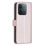 Θήκη Xiaomi Redmi 15C 5G (173mm) / 4G (173mm) - BINFEN COLOR BF17 - Flip Πορτοφόλι από Συνθετικό Δέρμα (PU) - Ροζ Χρυσό - Wallet/Stand - Εικόνα 4