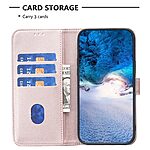 Θήκη Xiaomi Redmi 15C 5G (173mm) / 4G (173mm) - BINFEN COLOR BF17 - Flip Πορτοφόλι από Συνθετικό Δέρμα (PU) - Ροζ Χρυσό - Wallet/Stand - Εικόνα 7