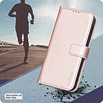 Θήκη Xiaomi Redmi 15C 5G (173mm) / 4G (173mm) - BINFEN COLOR BF17 - Flip Πορτοφόλι από Συνθετικό Δέρμα (PU) - Ροζ Χρυσό - Wallet/Stand - Εικόνα 8