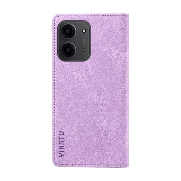 Θήκη Xiaomi Redmi 15C 5G (173mm) / 4G (173mm) - YIKATU YK-004 - Flip Πορτοφόλι από Συνθετικό Δέρμα (PU) - Μωβ - Wallet/Stand - Εικόνα 9