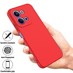 Θήκη Xiaomi Redmi 15C 5G (173mm) / 4G (173mm) - OEM - Πλάτη Σιλικόνης - Κόκκινο - Λουράκι - Εικόνα 2