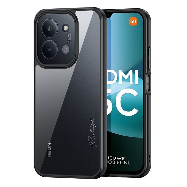 Θήκη Xiaomi Redmi 15C 5G (173mm) / Redmi 15C 4G (173mm) / Poco C85 4G (173mm) - DUX DUCIS Aimo Series - Σκληρή Θήκη PC+TPU - Μαύρο