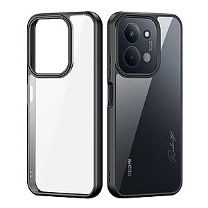 Θήκη Xiaomi Redmi 15C 5G (173mm) / Redmi 15C 4G (173mm) / Poco C85 4G (173mm) - DUX DUCIS Aimo Series - Σκληρή Θήκη PC+TPU - Μαύρο - Εικόνα 2