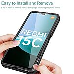Θήκη Xiaomi Redmi 15C 5G (173mm) / Redmi 15C 4G (173mm) / Poco C85 4G (173mm) - OEM - Σκληρή Θήκη PC+TPU - Μαύρο - Εικόνα 4