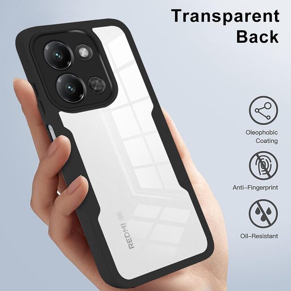 Θήκη Xiaomi Redmi 15C 5G (173mm) / Redmi 15C 4G (173mm) / Poco C85 4G (173mm) - OEM - Σκληρή Θήκη PC+TPU - Μαύρο - Εικόνα 5