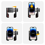 Βάση Mοτοσυκλέτας Ποδηλάτου Scooter Joyroom  για συσκευές 4,7-7,0″ (JR-ZS266) μαύρο - Image 4