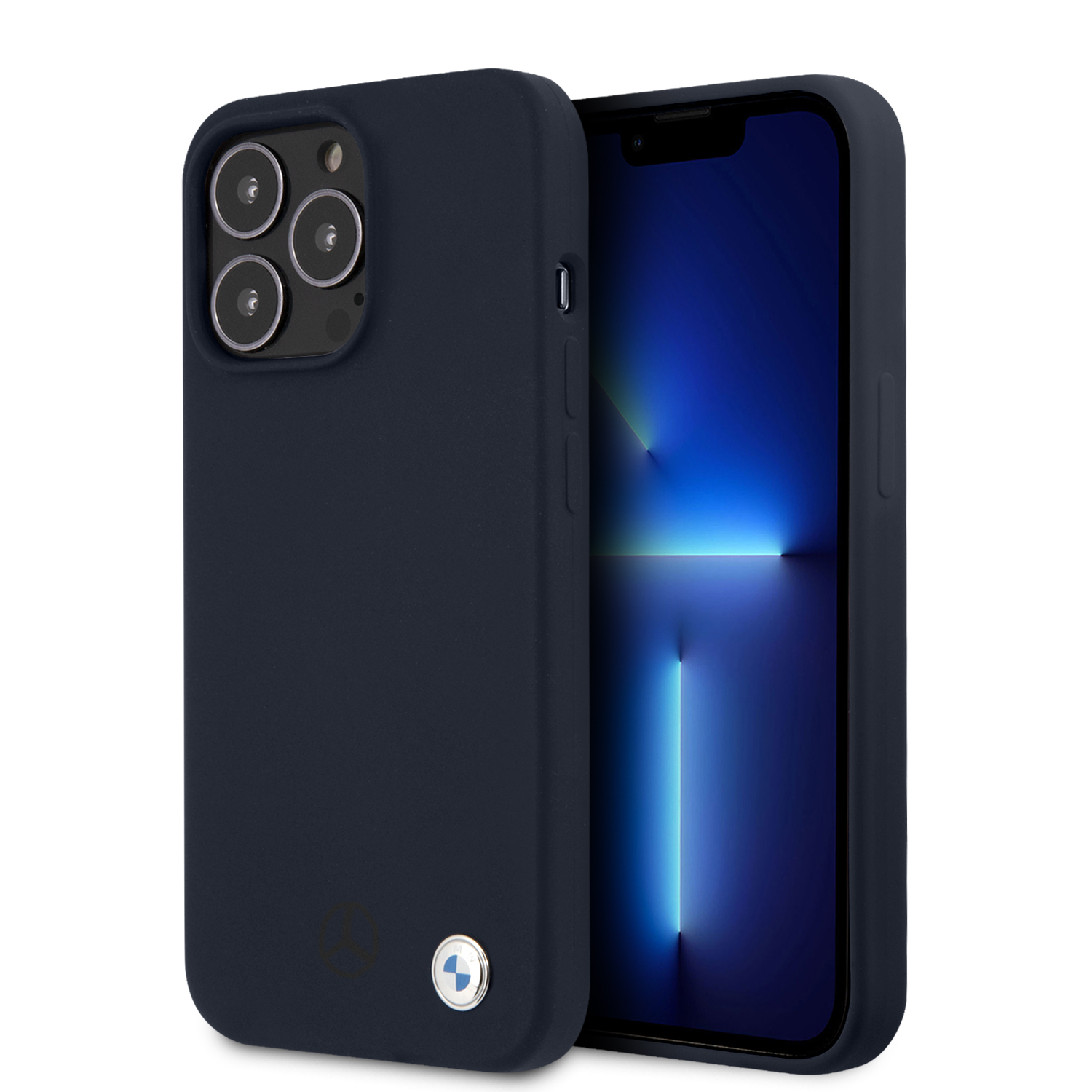 BMHCP13XSILNA_1 BMW Signature Collection Back Cover Θήκη προστασίας από σιλικόνη – iPhone 13 Pro Max (Navy Blue) - Image 1