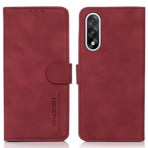 ΘΗΚΕΣ ΚΙΝΗΤΩΝ ΑΞΕΣΟΥΑΡ SAMSUNG GALAXY S3 MINI 27 Θήκη OnePlus Nord 5 5G - KHAZNEH - Flip Πορτοφόλι από Συνθετικό Δέρμα (PU) με TPU - Κόκκινο - Wallet/Stand