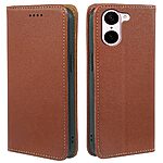 Θήκη OnePlus Nord CE5 5G - OEM - Flip Πορτοφόλι από Συνθετικό Δέρμα (PU) με TPU - Καφέ - RFID/Wallet/Stand