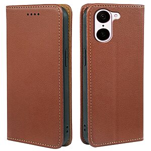 Θήκη OnePlus Nord CE5 5G - OEM - Flip Πορτοφόλι από Συνθετικό Δέρμα (PU) με TPU - Καφέ - RFID/Wallet/Stand