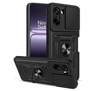 ΘΗΚΕΣ ΚΙΝΗΤΩΝ SAMSUNG GALAXY S5 ΑΞΕΣΟΥΑΡ SAMSUNG GALAXY S5 49 Θήκη OnePlus Nord CE5 5G - OEM - Σκληρή Θήκη PC+TPU - Μαύρο - Stand