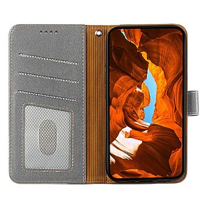 ΘΗΚΕΣ ΚΙΝΗΤΩΝ ΑΞΕΣΟΥΑΡ LG G4c 42 Θήκη OnePlus Nord CE5 5G - OEM - Flip Πορτοφόλι από Συνθετικό Δέρμα (PU) με TPU - Γκρι - RFID/Wallet/Stand - Εικόνα 2