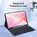 Θήκη Samsung Galaxy Tab S11 - DUX DUCIS TK Series - Flip Θήκη από Συνθετικό Δέρμα (PU) - Μαύρο - Πληκτρολόγιο/Touchpad - Εικόνα 2