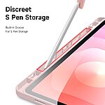 Θήκη Samsung Galaxy Tab S11 - DUX DUCIS Magi Series - Flip Θήκη από Συνθετικό Δέρμα (PU) με TPU - Ροζ - Stand - Εικόνα 10