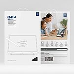 Θήκη Samsung Galaxy Tab S11 - DUX DUCIS Magi Series - Flip Θήκη από Συνθετικό Δέρμα (PU) με TPU - Μαύρο - Stand - Εικόνα 4